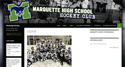 Desktop Screenshot of marquette-hockey.com