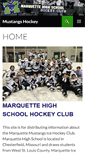 Mobile Screenshot of marquette-hockey.com